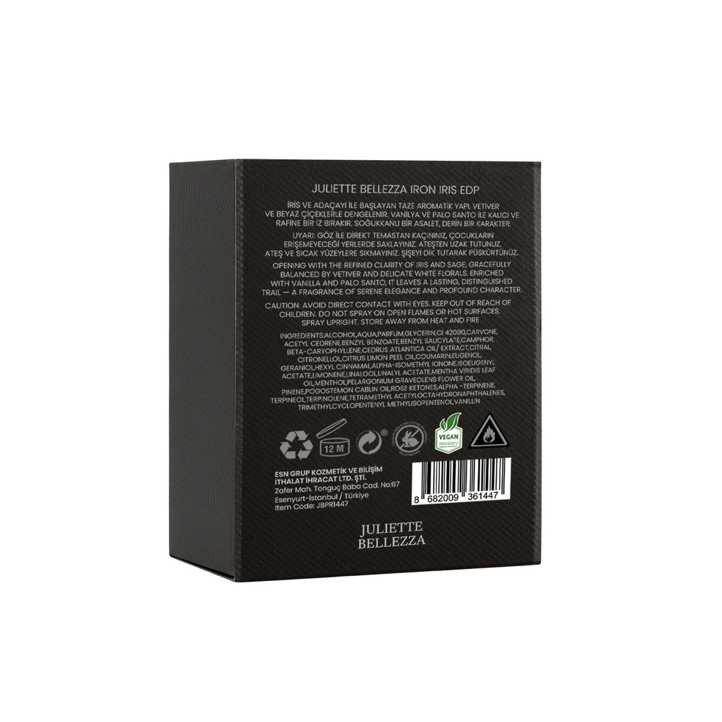Juliette Bellezza Gentleman Noir Iron Iris EDP Men&
