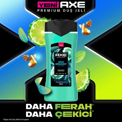 Axe Aqua Bergamot 3 in 1 Shower Gel 300 ml + Men&