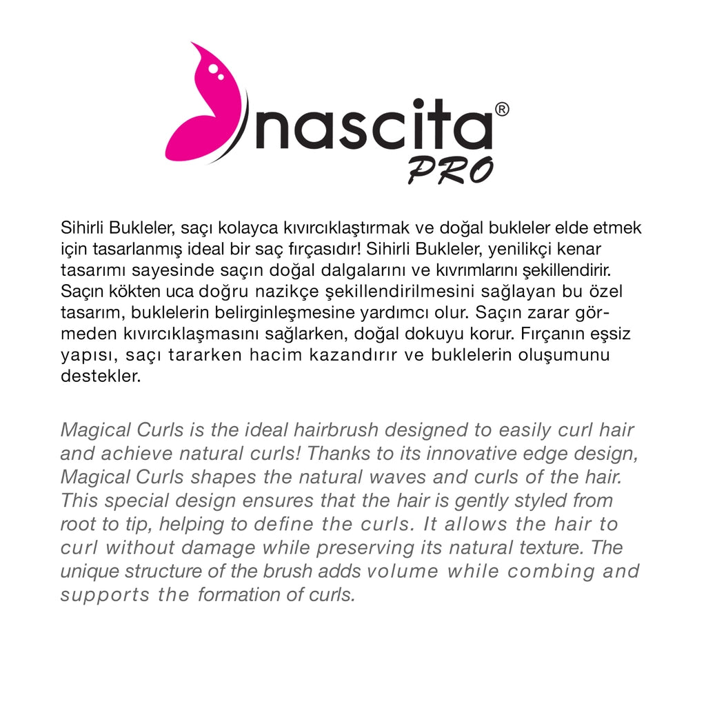 Nascita Magical Curls Hair Brush (Small Size)