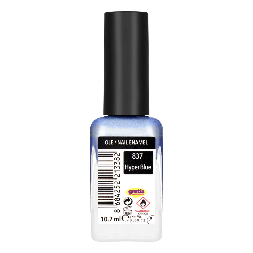 LYKD My Style Up Nail Enamel Nail Polish 837 Hyper Blue