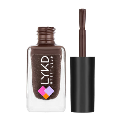 LYKD My Style Up Nail Enamel Nail Polish 184 Dark Choco
