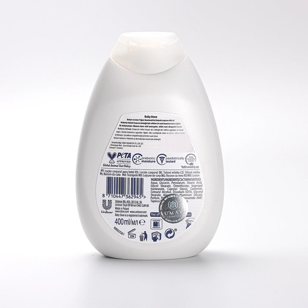 Baby Dove Natural Prebiotic Comforting Intensive Moisturizing Baby Lotion 400 ml