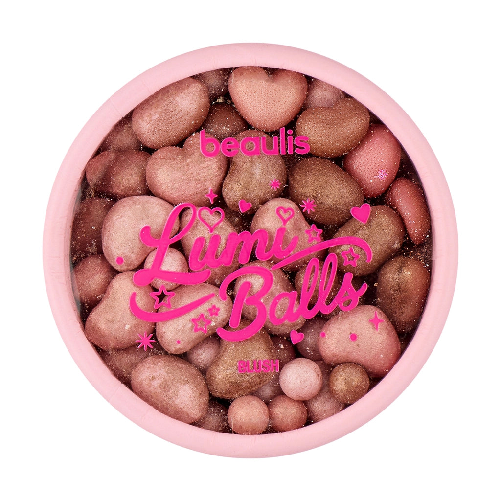 Beaulis Lumi Balls Puff Blush Set 672 Glow Pop