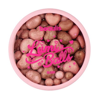 Beaulis Lumi Balls Puff Blush Set 672 Glow Pop