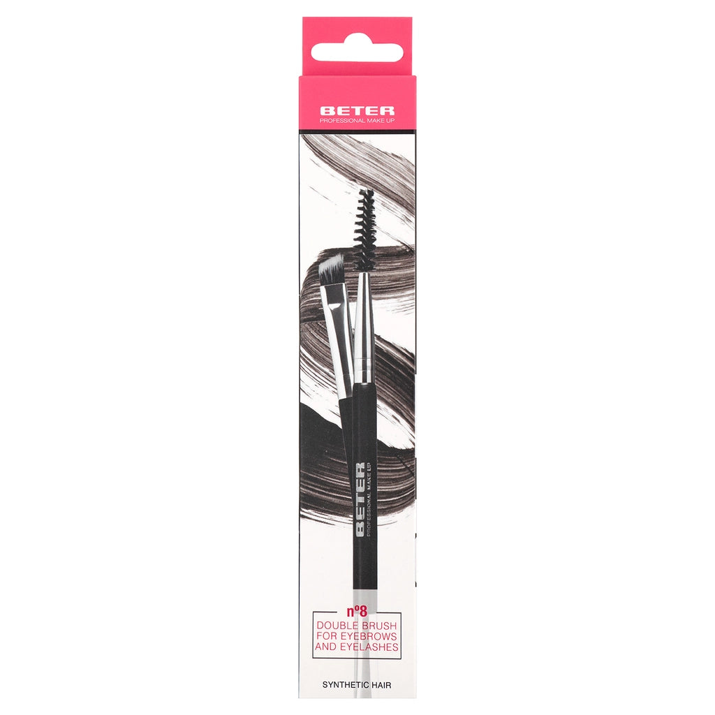 Beter Pro Double Sided Brush for Eyebrows and Eyelashes No: 8