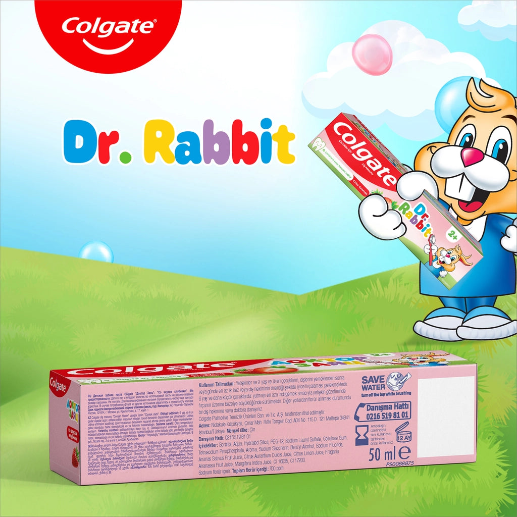 Colgate Dr. Rabbit Strawberry Children&