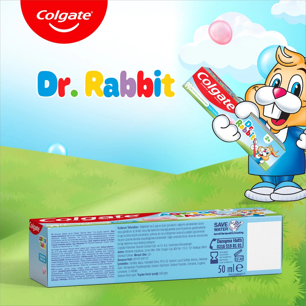 Colgate Dr. Rabbit Bubblegum Children&