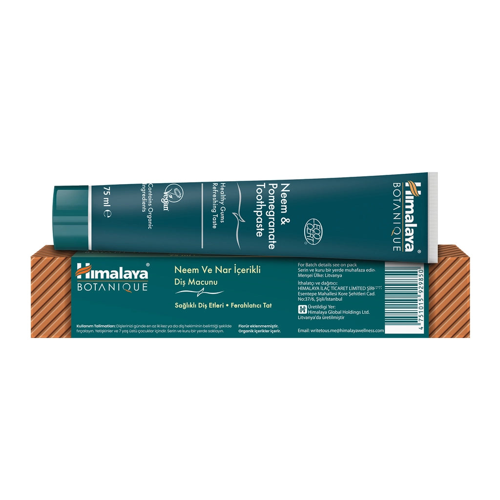 Himalaya Neem &amp; Pomegranate Organic Toothpaste 75 ml