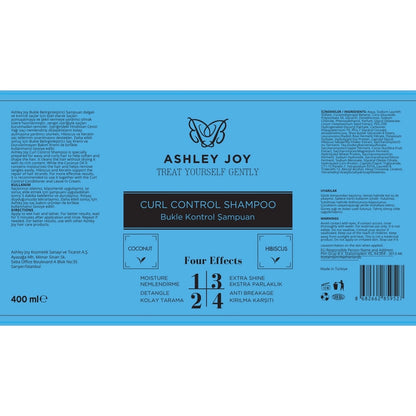 Ashley Joy Curl Enhancing Shampoo Special for Curly and Wavy Hair 400 ml