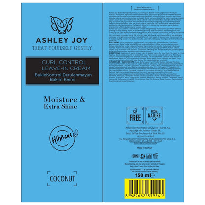 Ashley Joy Curl Enhancing Leave-In Conditioner Special for Curly and Wavy Hair 150 ml