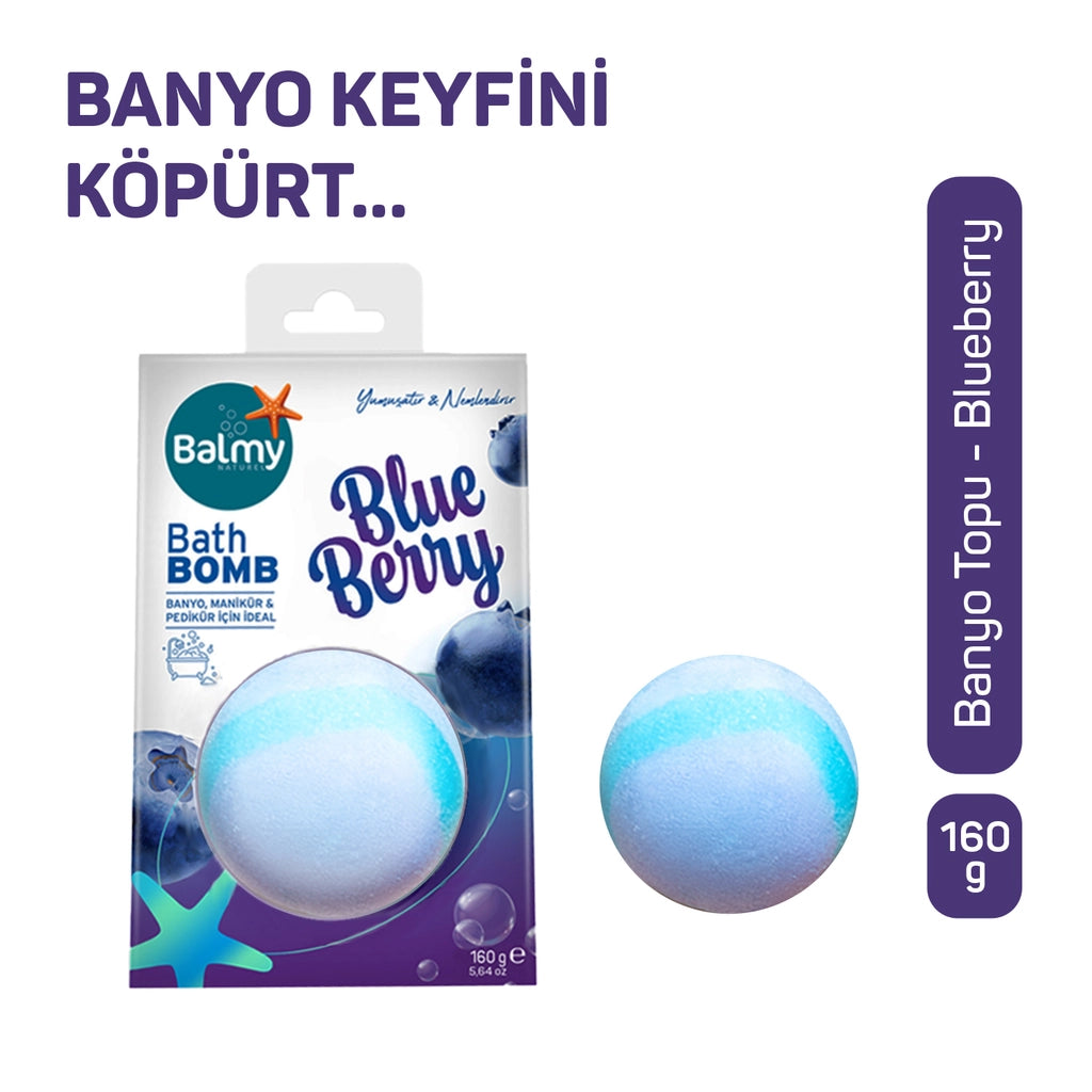 Balmy Bath Ball Blueberry 160 gr