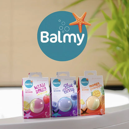 Balmy Bath Ball Blueberry 160 gr