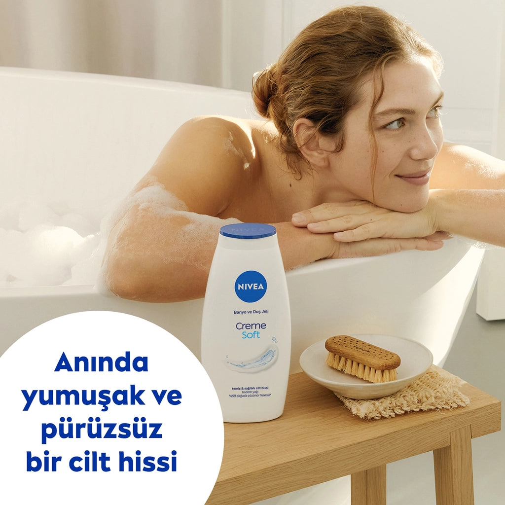 Nivea Creme Soft Creamy Touch Bath and Shower Gel 500 ml