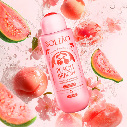 Solzao Peach Beach Shower Gel 400 ml