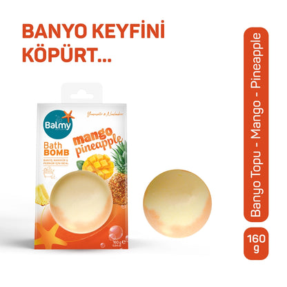 Balmy Bath Ball Mango Pineapple 160 gr