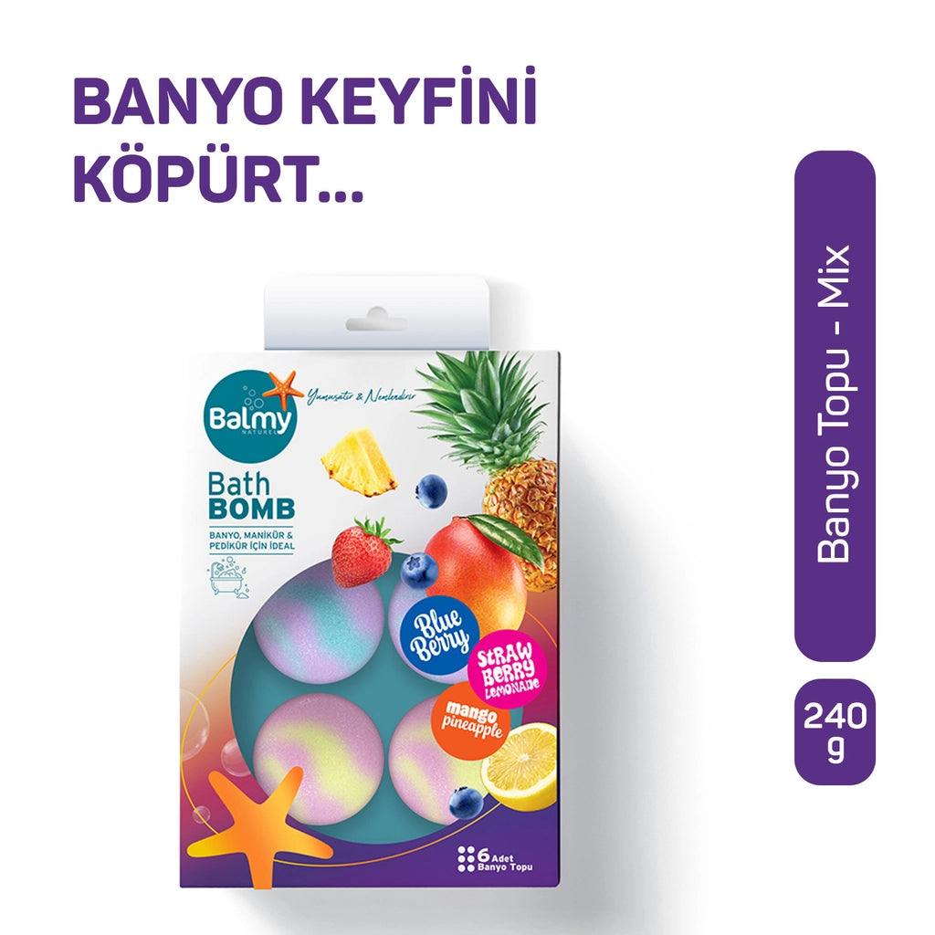 Balmy Bath Ball 40 gr Set of 6