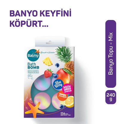 Balmy Bath Ball 40 gr Set of 6