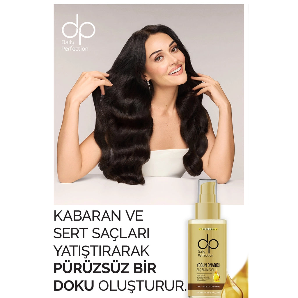 Dp Daily Perfection Intensive Repair Hair Care Oil with Argan Oil and Vitamin E 100 ml