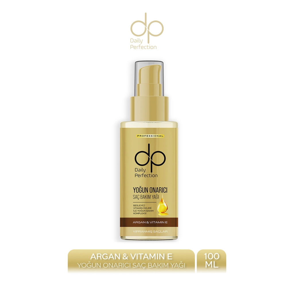 Dp Daily Perfection Intensive Repair Hair Care Oil with Argan Oil and Vitamin E 100 ml