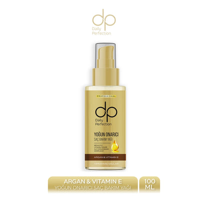 Dp Daily Perfection Intensive Repair Hair Care Oil with Argan Oil and Vitamin E 100 ml