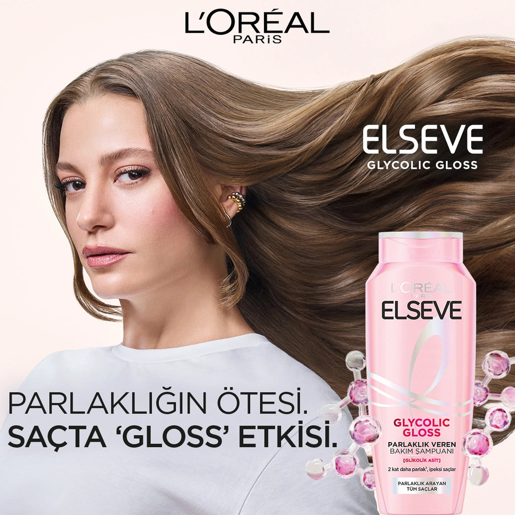 Loreal Paris Elseve Glycolic Gloss Shine Care Shampoo 300 ml