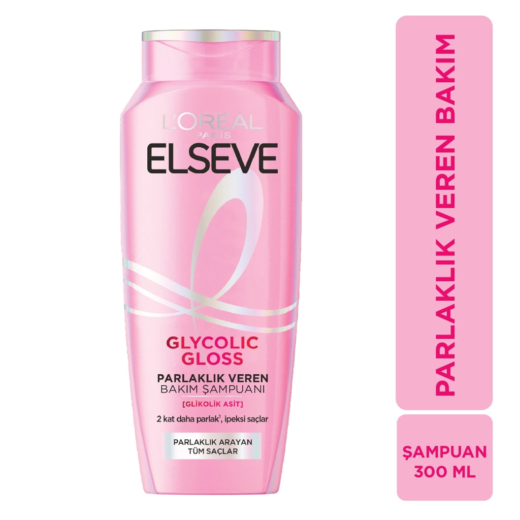 Loreal Paris Elseve Glycolic Gloss Shine Care Shampoo 300 ml