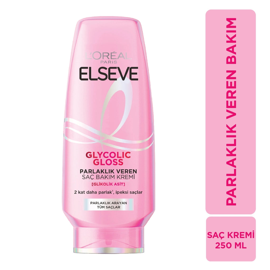Loreal Paris Elseve Glycolic Gloss Shine Hair Care Cream 250 ml