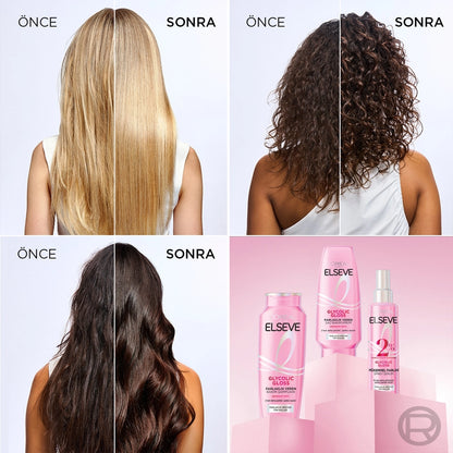 Loreal Paris Elseve Glycolic Gloss Hair Care Spray Serum That Gives Perfect Shine 150 ml