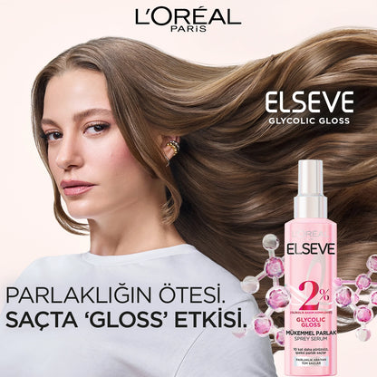 Loreal Paris Elseve Glycolic Gloss Hair Care Spray Serum That Gives Perfect Shine 150 ml