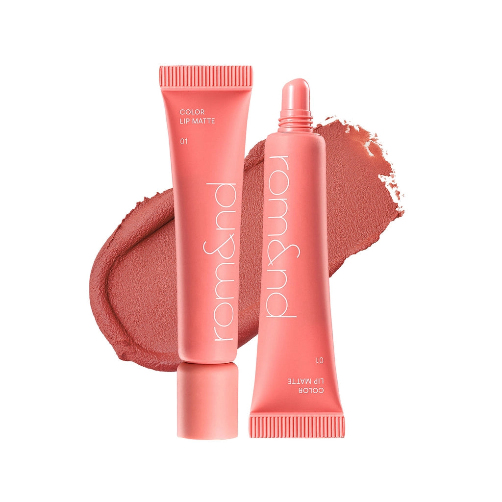 rom&amp;nd Color Lip Matte Liquid Matte Lipstick 01 Peach Puff