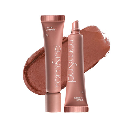 rom&amp;nd Color Lip Matte Liquid Matte Lipstick 01 Peach Puff