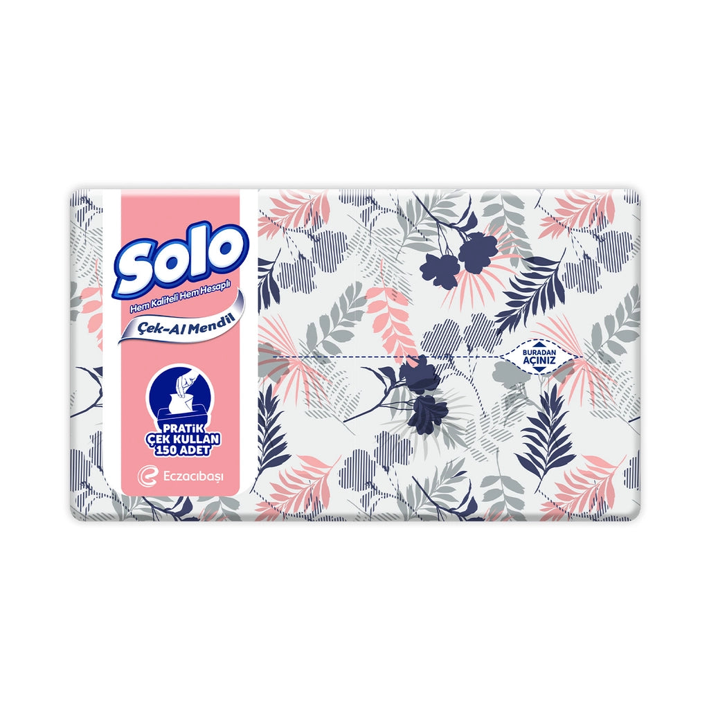 Solo Take Away Wipes 150 Pcs (Assorted)