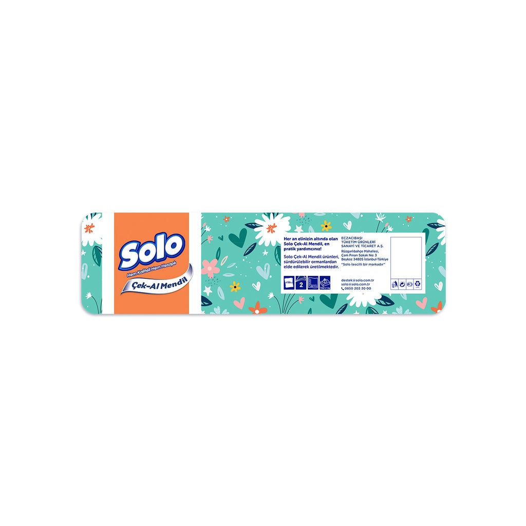 Solo Take Away Wipes 150 Pcs (Assorted)
