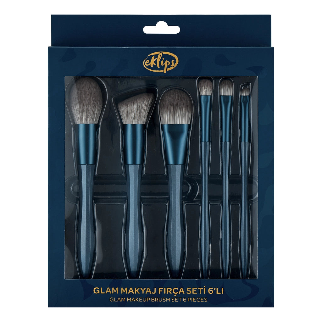 Eklips Glam Makeup Brushes Set of 6