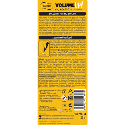 Hobby Volume Up Hair Mousse 150 ml