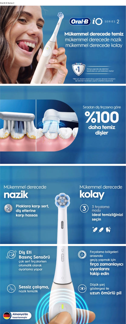 Oral-B iO 2 Electric Toothbrush Pink