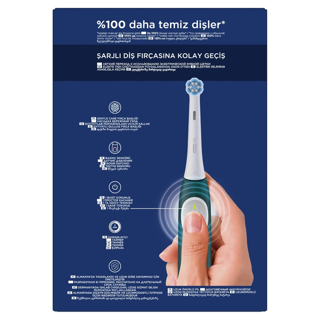 Oral-B iO Series 2 Green Toothbrush + Travel Case