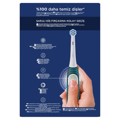 Oral-B iO Series 2 Green Toothbrush + Travel Case