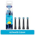 Oral-B iO Ultimate Clean Black Toothbrush Replacement Heads 4 Pieces