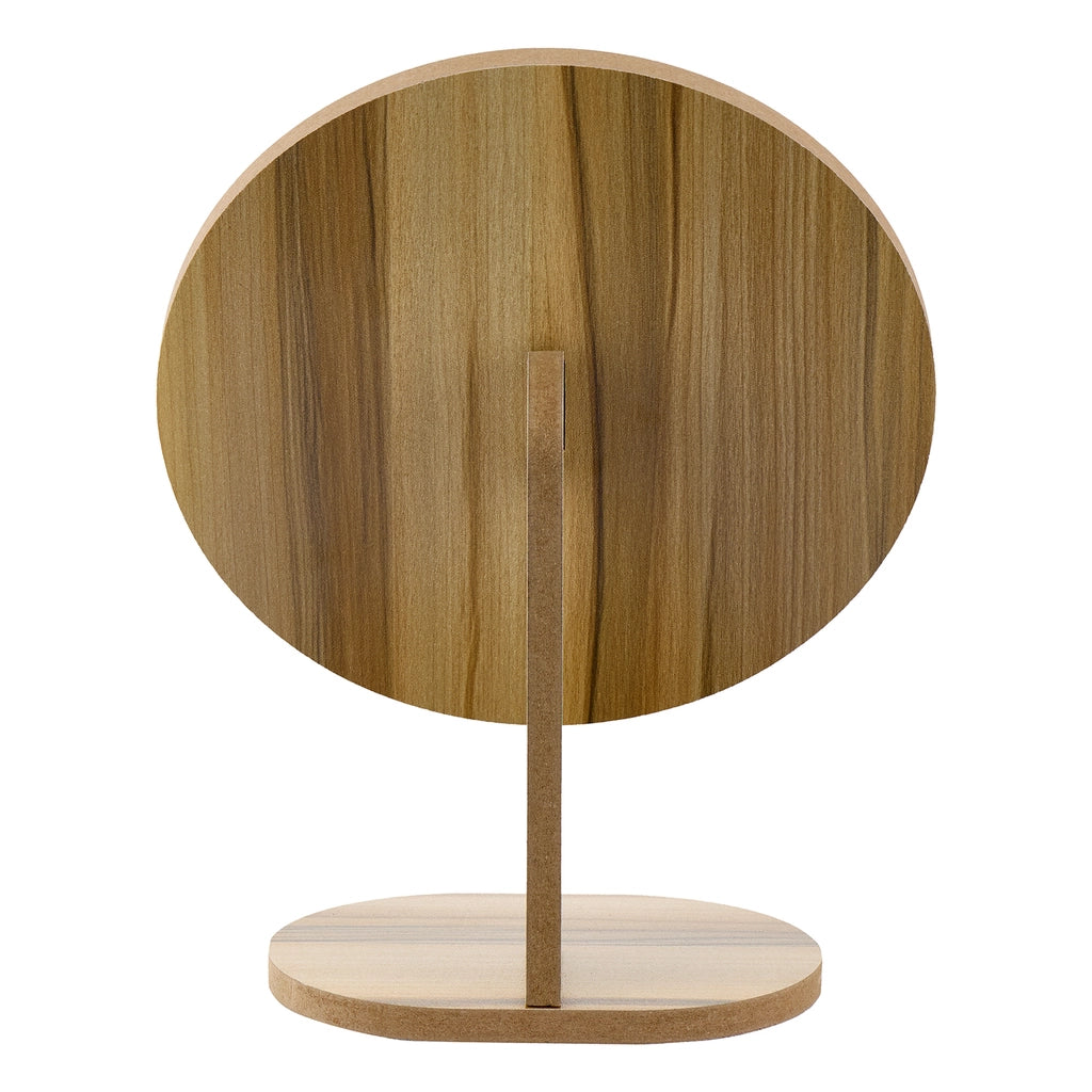 Eklips Wooden Table Mirror Round