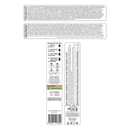 Sleepy Bio Natural Premium Plus+ (Size 2) Mega Long Hygienic Pads 36 Pack
