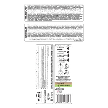 Sleepy Bio Natural Premium Plus+ (Size 4) Mega Night Extra Hygienic Pads 26 Pack
