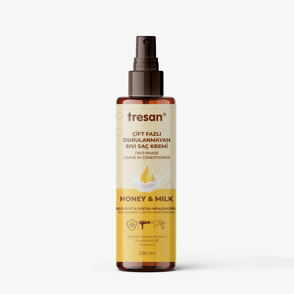 Tresan Honey &amp; Milk Nourishing Extra Moisturizing Dual Phase Leave-In Liquid Conditioner 250 ml