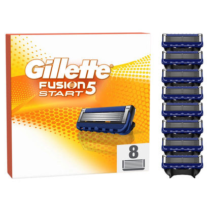 Gillette Fusion5 Start Shaver Replacement Blades 8 Pack