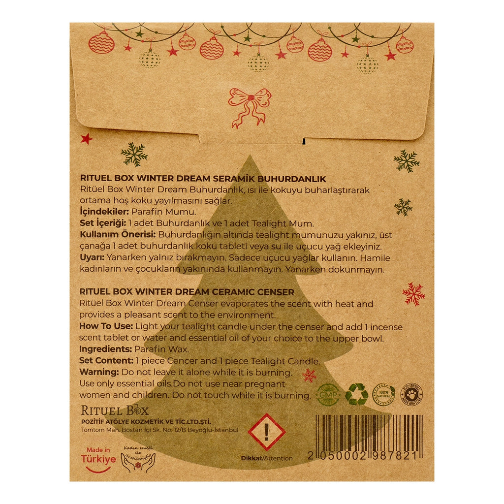 Rituel Box Manifest Glow Winter Dream Ceramic Censer