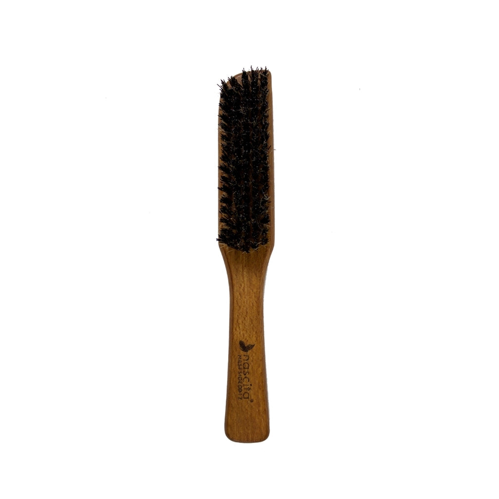 Nascita Wooden Flat Bun Hair Brush