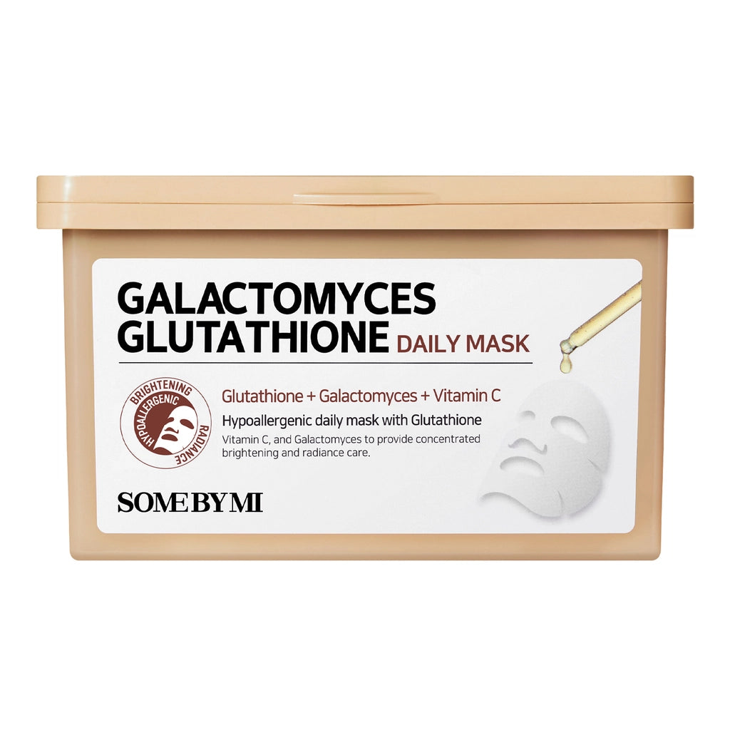 Some By Mi Brightening Paper Face Mask with Galactomyces Glutathione 30 Pieces