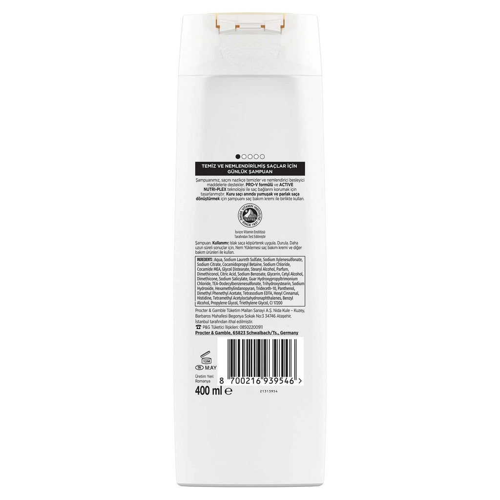 Pantene Continuous Moisture Boost Shampoo 400 ml