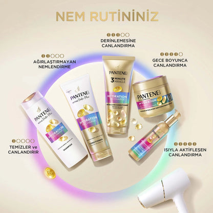 Pantene Heat-Activated Continuous Moisture Supplement Leave-In Hair Care Cream 135 ml