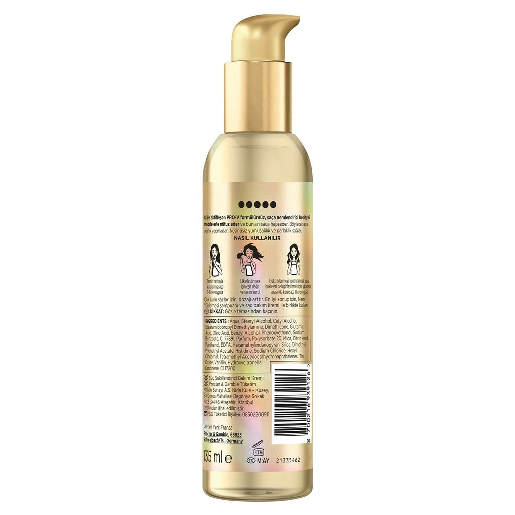 Pantene Heat-Activated Continuous Moisture Supplement Leave-In Hair Care Cream 135 ml